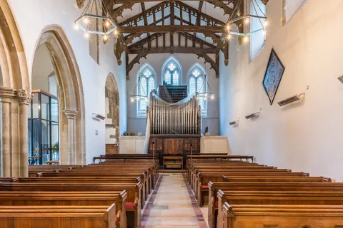 The nave at St Mary and St Melor, Amesbury